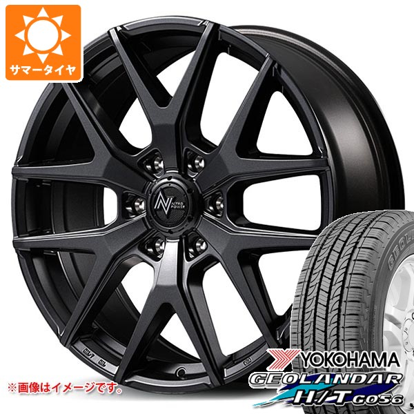 【タイヤ交換対象】トヨタ ランドクルーザー300用 サマータイヤ ヨコハマ ジオランダー H/T G056 P265/65R18 112T ブラックレター ナイトロパワー M62 トマホーク 8.0-18 タイヤホイール4本セット