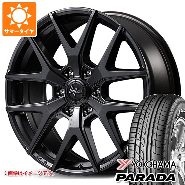 【タイヤ交換対象】ニッサン NV350キャラバン E26用 2026年製 サマータイヤ ヨコハマ パラダ PA03 215/60R17C 109/107S ホワイトレター ナイトロパワー M62 トマホーク 6.5-17 タイヤホイール4本セット|タイヤマックス