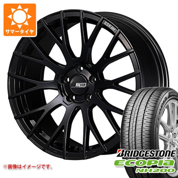 【タイヤ交換対象】サマータイヤ 215/45R18 93W XL ブリヂストン エコピア NH200 SSR ライナー M10 モノブロック 7.5-18 タイヤホイール4本セット