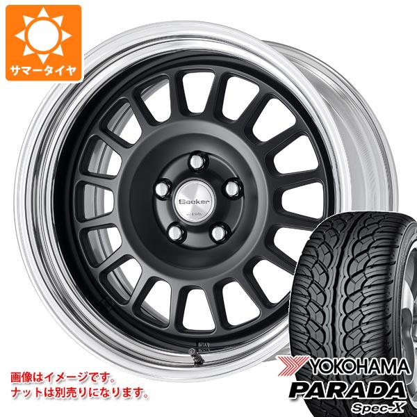 【タイヤ交換対象】サマータイヤ 235/60R18 103V ヨコハマ パラダ スペック-X PA02 ワーク シーカー FD 8.0-18 タイヤホイール4本セット