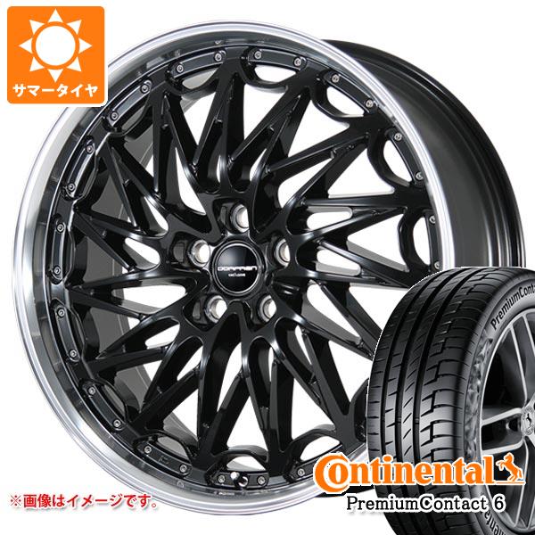 【タイヤ交換対象】トヨタ クラウン セダン 30系用 サマータイヤ コンチネンタル プレミアムコンタクト6 245/40R21 100Y XL ドルフレン エクスクルーシブ TLM-02 8.5-21 タイヤホイール4本セット