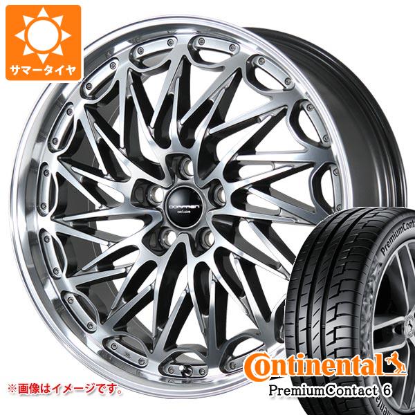 【タイヤ交換対象】トヨタ 40系アルファード用 サマータイヤ コンチネンタル プレミアムコンタクト6 245/40R21 100Y XL ドルフレン エクスクルーシブ TLM-02 8.5-21 タイヤホイール4本セット