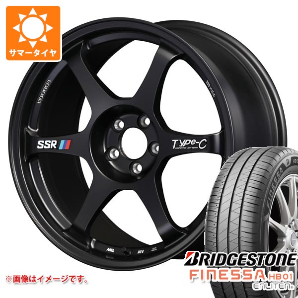 【タイヤ交換対象】サマータイヤ 225/40R18 92W XL ブリヂストン フィネッサ HB01 SSR タイプC フォージド 8.5-18 タイヤホイール4本セット|タイヤマックス