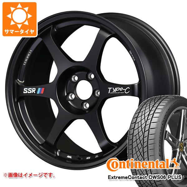 【タイヤ交換対象】ホンダ シビック タイプR FK8用 サマータイヤ コンチネンタル エクストリームコンタクト DWS06 プラス 245/40ZR18 97Y XL SSR タイプC フォージド 9.5-18 タイヤホイール4本セット