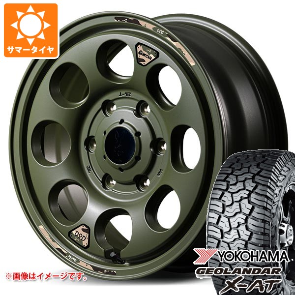 【タイヤ交換対象】トヨタ ハイエース 200系用 2026年製 サマータイヤ ヨコハマ ジオランダー X-AT G016 195/80R15 107/105N LT アウトラインホワイトレター G016A ウシャリン 6.0-15 タイヤホイール4本セット