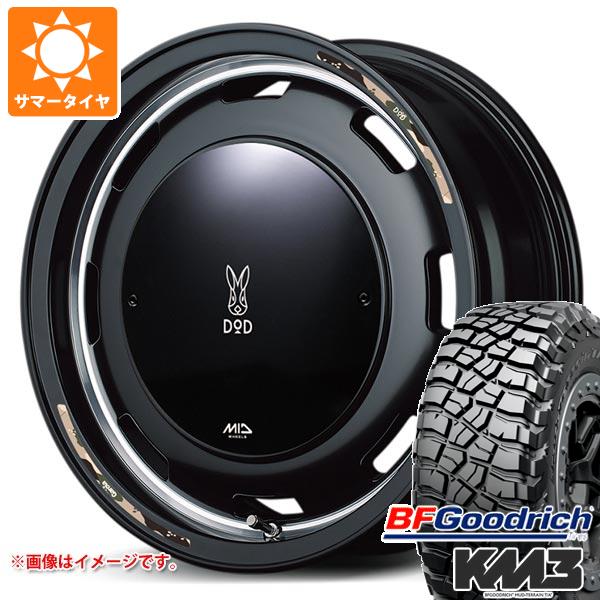 【タイヤ交換対象】スズキ ジムニー JB64W用 サマータイヤ BFグッドリッチ マッドテレーンT/A KM3 LT225/75R16 115/112Q ウシャリントバリ 5.5-16 タイヤホイール4本セット