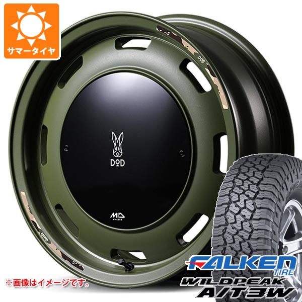 【タイヤ交換対象】5本セット スズキ ジムニー JB64W用 サマータイヤ ファルケン ワイルドピーク A/T3W LT225/75R16 115/112Q ウシャリントバリ 5.5-16 タイヤホイール5本セット 126,438円