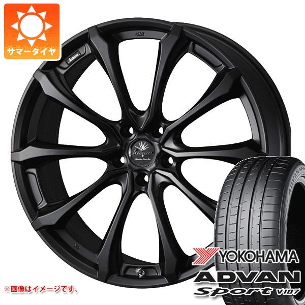 【タイヤ交換対象】トヨタ 40系アルファード用 サマータイヤ ヨコハマ アドバンスポーツV107 255/40ZR21 (102Y) XL クレンツェ ヴェルサム 030エボ 9.0-21 タイヤホイール4本セット|タイヤマックス