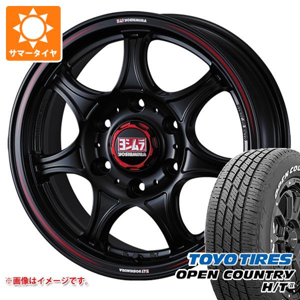 【タイヤ交換対象】トヨタ ハイエース 200系用 2026年製 サマータイヤ トーヨー オープンカントリー H/T2 215/70R16 100H ホワイトレター ヨシムラ WRS7 6.5-16 タイヤホイール4本セット｜タイヤマックス 115,250円