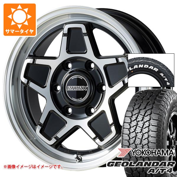 【タイヤ交換対象】ニッサン NV350キャラバン E26用 サマータイヤ 2026年製 ヨコハマ ジオランダー A/T4 G018 215/65R16C 109/107S ホワイトレター エセックス ENCS 6.5-16 タイヤホイール4本セット