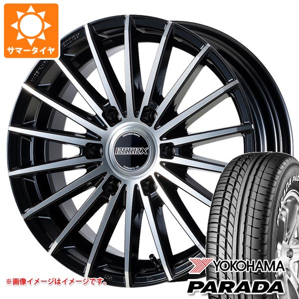 【タイヤ交換対象】ニッサン NV350キャラバン E26用 2026年製 サマータイヤ ヨコハマ パラダ PA03 215/60R17C 109/107S ホワイトレター エセックス EF 6.5-17 タイヤホイール4本セット｜タイヤマックス 132,600円