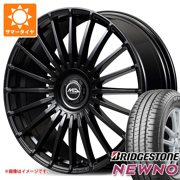 【タイヤ交換対象】サマータイヤ 215/55R17 94V ブリヂストン ニューノ MID エクスクルーシブ 020F 7.0-17 タイヤホイール4本セット