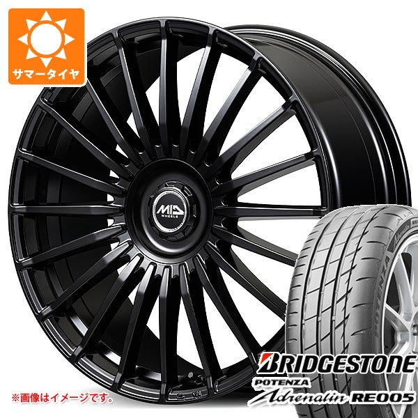 【タイヤ交換対象】サマータイヤ 245/35R20 95Y XL ブリヂストン ポテンザ アドレナリン RE005 MID エクスクルーシブ 020F 8.5-20 タイヤホイール4本セット