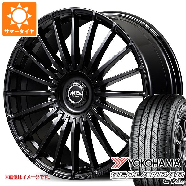 【タイヤ交換対象】トヨタ 40系アルファード用 2026年製 サマータイヤ ヨコハマ ジオランダー CV G058 225/55R19 99V MID エクスクルーシブ 020F 7.5-19 タイヤホイール4本セット 118,751円