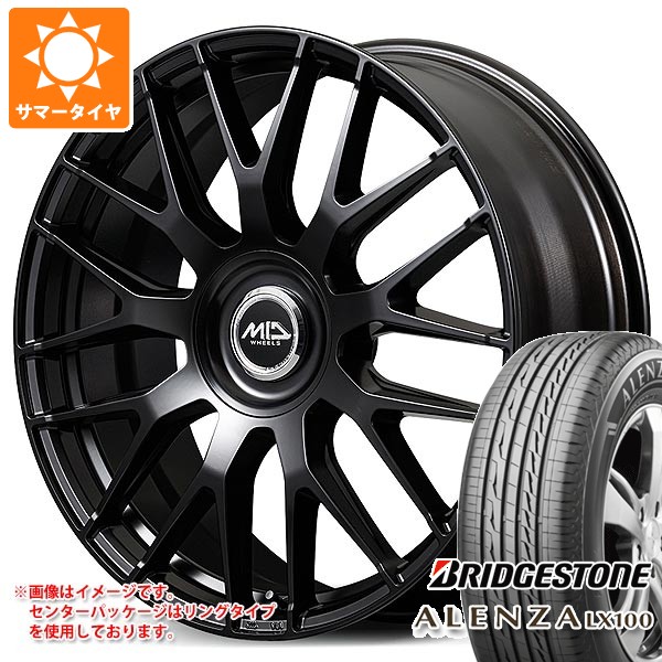 正規品 【タイヤ交換対象】トヨタ 40系アルファード用 サマータイヤ ブリヂストン アレンザ LX100 225/60R18 100H MID エクスクルーシブ 029M 8.0-18 タイヤホイール4本セット