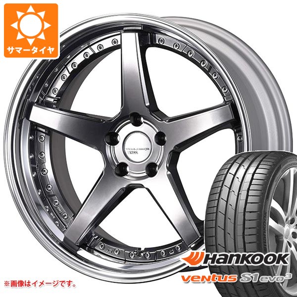 【タイヤ交換対象】サマータイヤ 255/40R20 (101Y) XL ハンコック ベンタス S1 エボ3 K127 SSR エグゼキューター CV06S 9.0-20 タイヤホイール4本セット