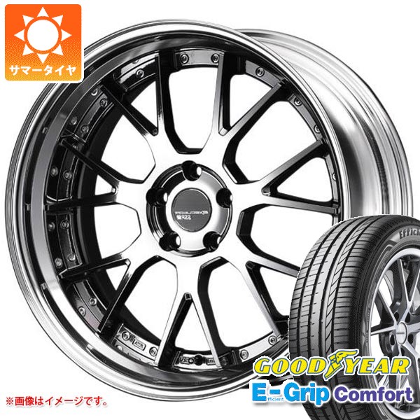 【タイヤ交換対象】サマータイヤ 245/35R19 93W XL グッドイヤー エフィシエントグリップコンフォート SSR エグゼキューター EX07S 8.5-19 タイヤホイール4本セット