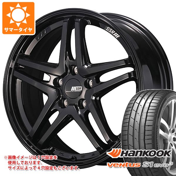 【タイヤ交換対象】サマータイヤ 215/40R18 89Y XL ハンコック ベンタス S1 エボ3 K127 SSR GTV06 7.5-18 タイヤホイール4本セット