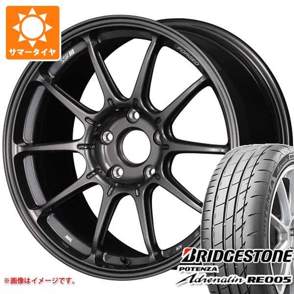 【タイヤ交換対象】ホンダ シビック タイプR FL5用 サマータイヤ ブリヂストン ポテンザ アドレナリン RE005 265/35R18 97Y XL SSR GTX01 フォージド 9.5-18 タイヤホイール4本セット