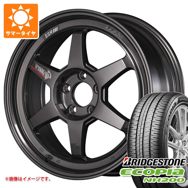 【タイヤ交換対象】サマータイヤ 215/45R18 93W XL ブリヂストン エコピア NH200 SSR GTX05 DR エディション 7.5-18 タイヤホイール4本セット|タイヤマックス