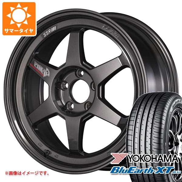 【タイヤ交換対象】サマータイヤ 215/55R18 99V XL ヨコハマ ブルーアースXT AE61 SSR GTX05 DR エディション 7.5-18 タイヤホイール4本セット