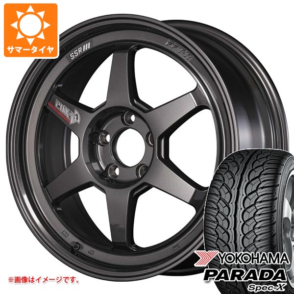 【タイヤ交換対象】サマータイヤ 235/60R18 103V ヨコハマ パラダ スペック-X PA02 SSR GTX05 DR エディション 7.5-18 タイヤホイール4本セット
