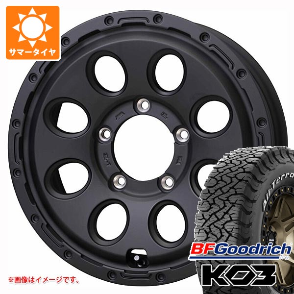 【タイヤ交換対象】5本セット スズキ ジムニー JB64W用 サマータイヤ 2026年製 BFグッドリッチ オールテレーンT/A KO3 LT215/70R16 100/97S ホワイトレター マッドクロス リーコン 5.5-16 タイヤホイール5本セット
