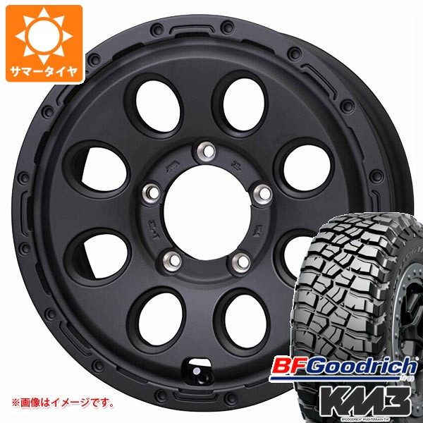 【タイヤ交換対象】スズキ ジムニー JB64W用 サマータイヤ BFグッドリッチ マッドテレーンT/A KM3 LT225/75R16 115/112Q マッドクロス リーコン 5.5-16 タイヤホイール4本セット
