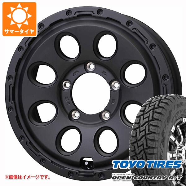 【タイヤ交換対象】スズキ ジムニーノマド JC74W用 2026年製 サマータイヤ トーヨー オープンカントリー R/T 185/85R16 105/103N LT ホワイトレター マッドクロス リーコン 6.0-16 タイヤホイール4本セット|タイヤマックス