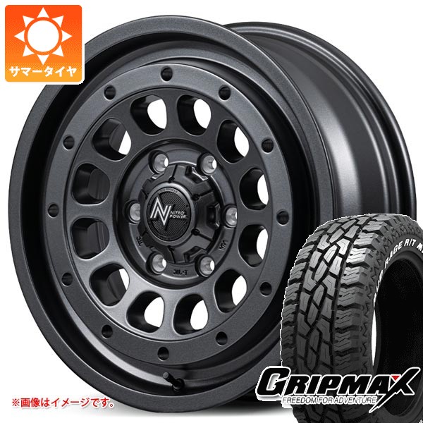 【タイヤ交換対象】5本セット スズキ ジムニーシエラ JB74W用 サマータイヤ グリップマックス マッドレイジ R/T MAX LT215/70R16 100/97R ホワイトレター ナイトロパワー R12 ハウザー 6.0-16 タイヤホイール5本セット
