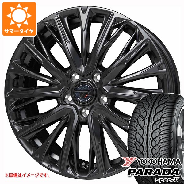 【タイヤ交換対象】サマータイヤ 235/60R18 103V ヨコハマ パラダ スペック-X PA02 プレシャス HM-4 8.0-18 タイヤホイール4本セット