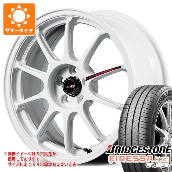 【タイヤ交換対象】サマータイヤ 235/40R18 95W XL ブリヂストン フィネッサ HB01 MID レーシング R10 エボ 8.5-18 タイヤホイール4本セット 147,750円
