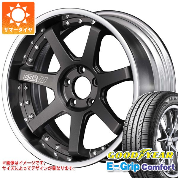 【タイヤ交換対象】サマータイヤ 215/40R18 89W XL グッドイヤー エフィシエントグリップコンフォート SSR ライナー タイプ7R 7.5-18 タイヤホイール4本セット