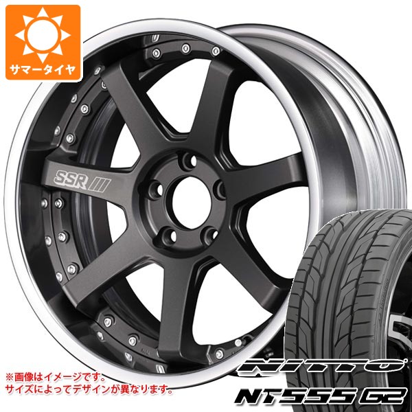 【タイヤ交換対象】サマータイヤ 235/50R18 101Y XL ニットー NT555 G2 SSR ライナー タイプ7R 8.0-18 タイヤホイール4本セット