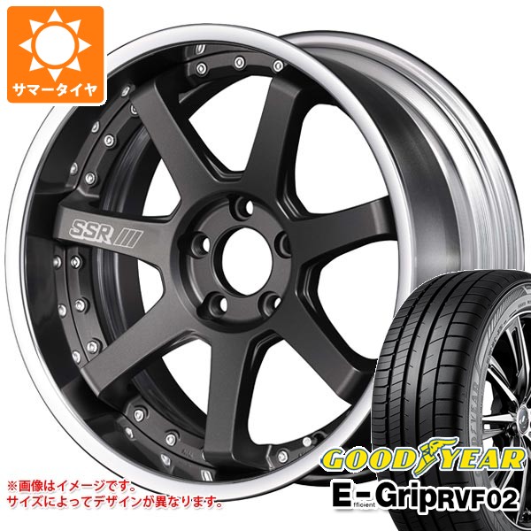 【タイヤ交換対象】サマータイヤ 225/55R18 102V XL グッドイヤー エフィシエントグリップ RVF02 SSR ライナー タイプ7R 8.0-18 タイヤホイール4本セット 164,300円