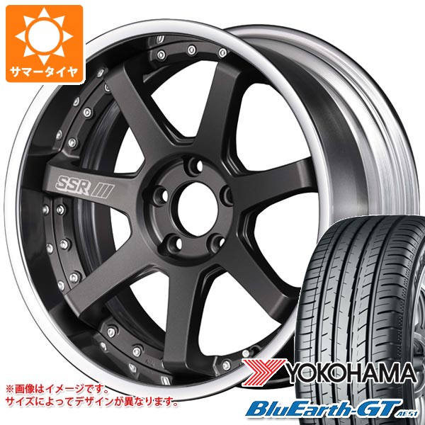 【タイヤ交換対象】サマータイヤ 225/50R18 95W ヨコハマ ブルーアースGT AE51 SSR ライナー タイプ7R 8.0-18 タイヤホイール4本セット｜タイヤマックス