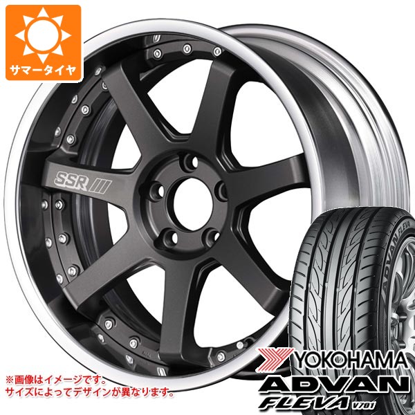 【タイヤ交換対象】サマータイヤ 225/50R18 99W XL ヨコハマ アドバン フレバ V701 SSR ライナー タイプ7R 8.0-18 タイヤホイール4本セット|タイヤマックス