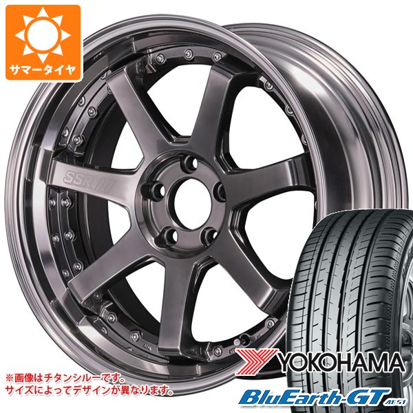 【タイヤ交換対象】サマータイヤ 225/45R19 96W XL ヨコハマ ブルーアースGT AE51 SSR ライナー タイプ7S 8.0-19 タイヤホイール4本セット