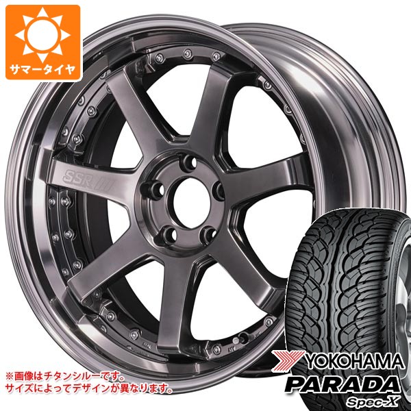 【タイヤ交換対象】サマータイヤ 235/35R20 92W XL ヨコハマ パラダ スペック-X PA02 SSR ライナー タイプ7S 8.5-20 タイヤホイール4本セット