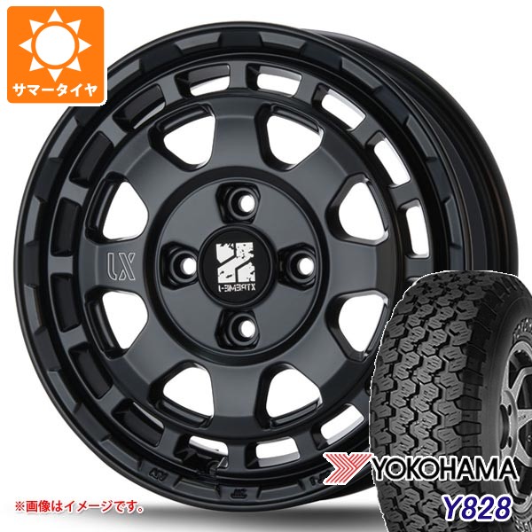【タイヤ交換対象】サマータイヤ 175R14 6PR ヨコハマ Y828A MLJ エクストリームJ サバンザ 4.5-14 タイヤホイール4本セット|タイヤマックス