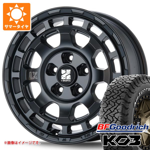 【タイヤ交換対象】サマータイヤ 215/65R16 103/100S BFグッドリッチ オールテレーンT/A KO3 ブラックレター MLJ エクストリームJ サバンザ 7.0-16 タイヤホイール4本セット|タイヤマックス