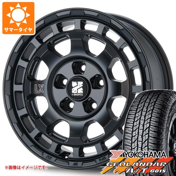 【タイヤ交換対象】トヨタ RAV4 50系用 サマータイヤ ヨコハマ ジオランダー A/T G015 LT225/75R16 115/112R アウトラインホワイトレター MLJ エクストリームJ サバンザ 7.0-16 タイヤホイール4本セット