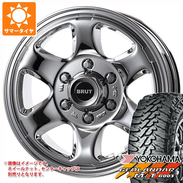 サマータイヤ 235/85R16 120/116Q ヨコハマ ジオランダー M/T G003 ブルート BR-44 6.5-16 タイヤホイール4本セット｜タイヤマックス