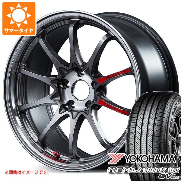 【タイヤ交換対象】サマータイヤ 235/50R18 97V ヨコハマ ジオランダー CV G058 レイズ ボルクレーシング CE28 N-plus SL 8.0-18 タイヤホイール4本セット｜タイヤマックス