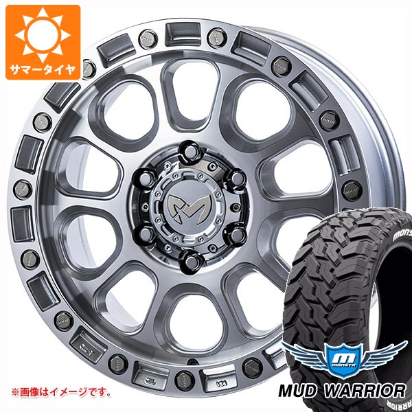 トヨタ FJクルーザー 10系用 サマータイヤ モンスタ マッドウォーリアー LT265/70R17 121/118Q ホワイトレター MKW M204 8.0-17 タイヤホイール4本セット|タイヤマックス