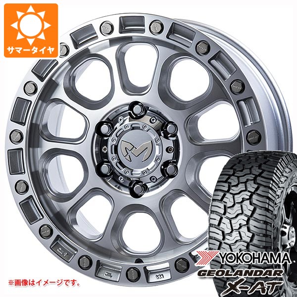 トヨタ ハイラックスサーフ215系用 サマータイヤ ヨコハマ ジオランダー X-AT G016 LT265/65R17 120/117Q ブラックレター MKW M204 8.0-17 タイヤホイール4本セット|タイヤマックス