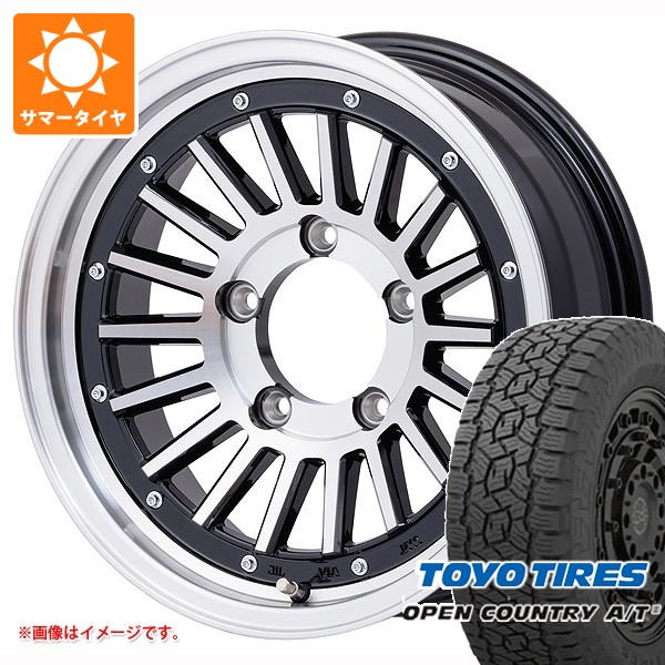 5本セット スズキ ジムニー JB64W用 サマータイヤ トーヨー オープンカントリー A/T3 215/70R16 100T ブラックレター マウンテンフック 5.5-16 タイヤホイール5本セット|タイヤマックス