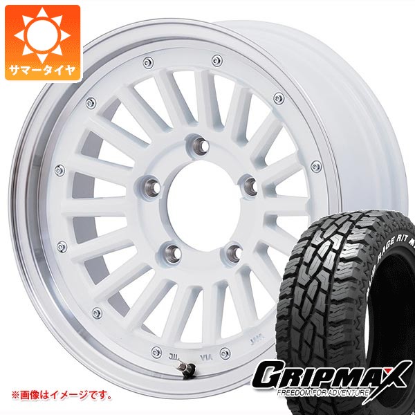 5本セット スズキ ジムニー JB64W用 サマータイヤ グリップマックス マッドレイジ R/T MAX LT215/70R16 100/97R ホワイトレター マウンテンフック 5.5-16 タイヤホイール5本セット｜タイヤマックス