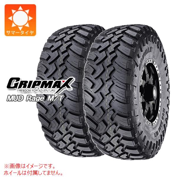 2本 サマータイヤ 195R15C 107/105Q グリップマックス マッドレイジ M/T ホワイトレター GRIP MAX MUD Rage M/T