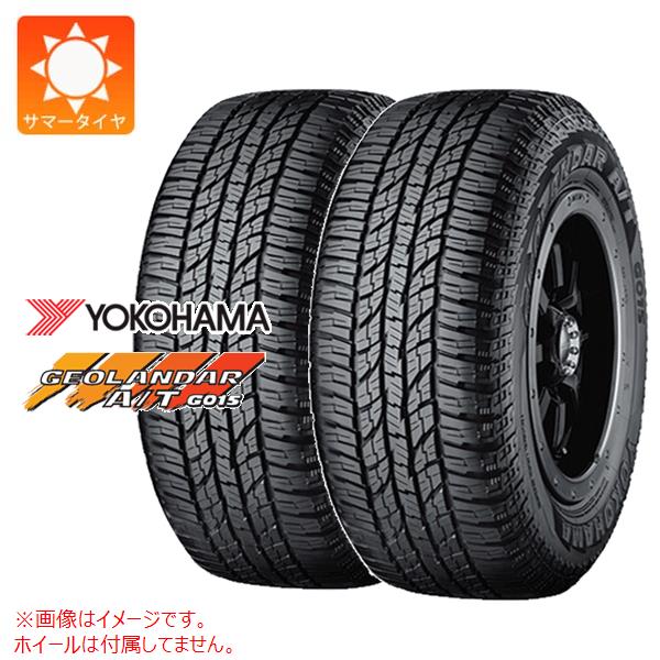 2本 サマータイヤ 245/60R18 109H XL ヨコハマ ジオランダー A/T G015 ブラックレター YOKOHAMA GEOLANDAR A/T G015
